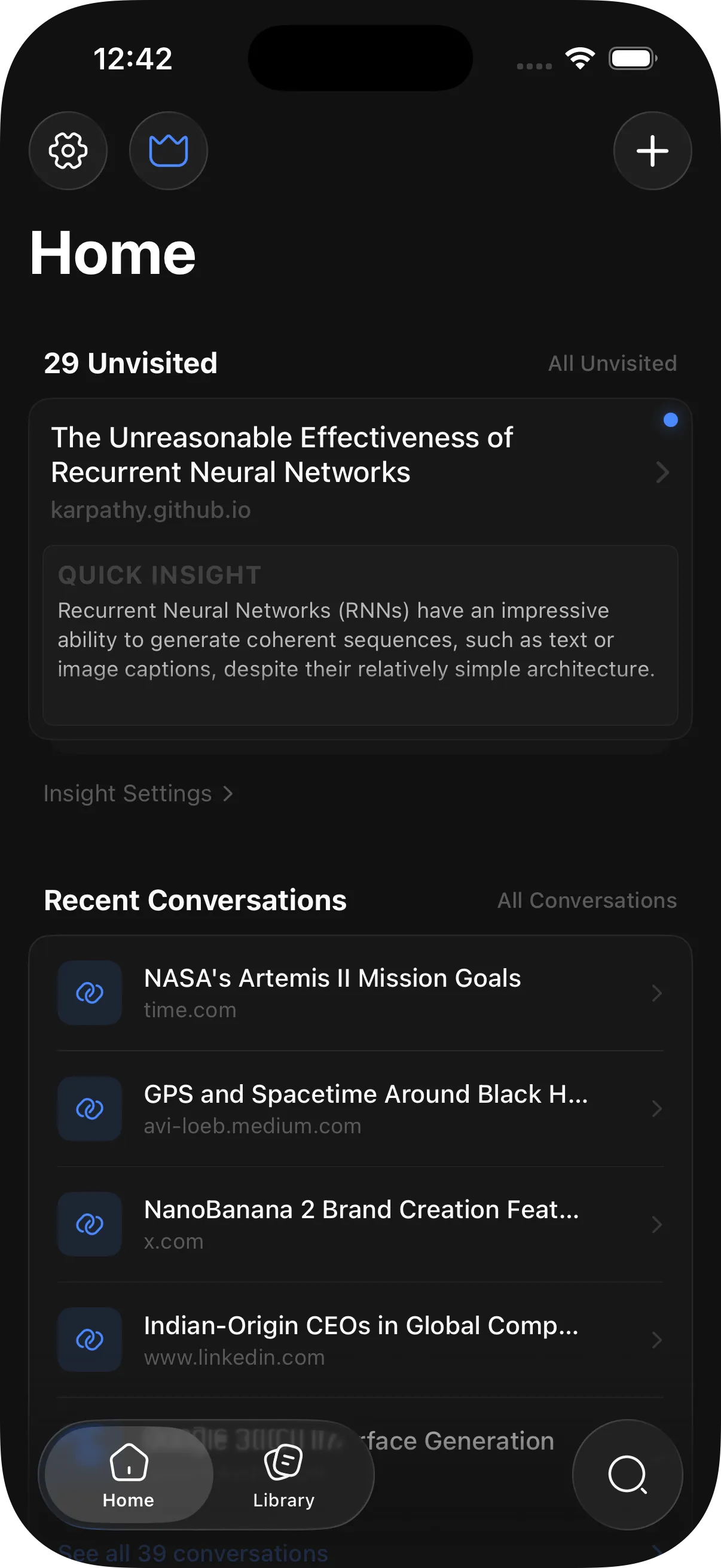 Linkwise AI Chat View