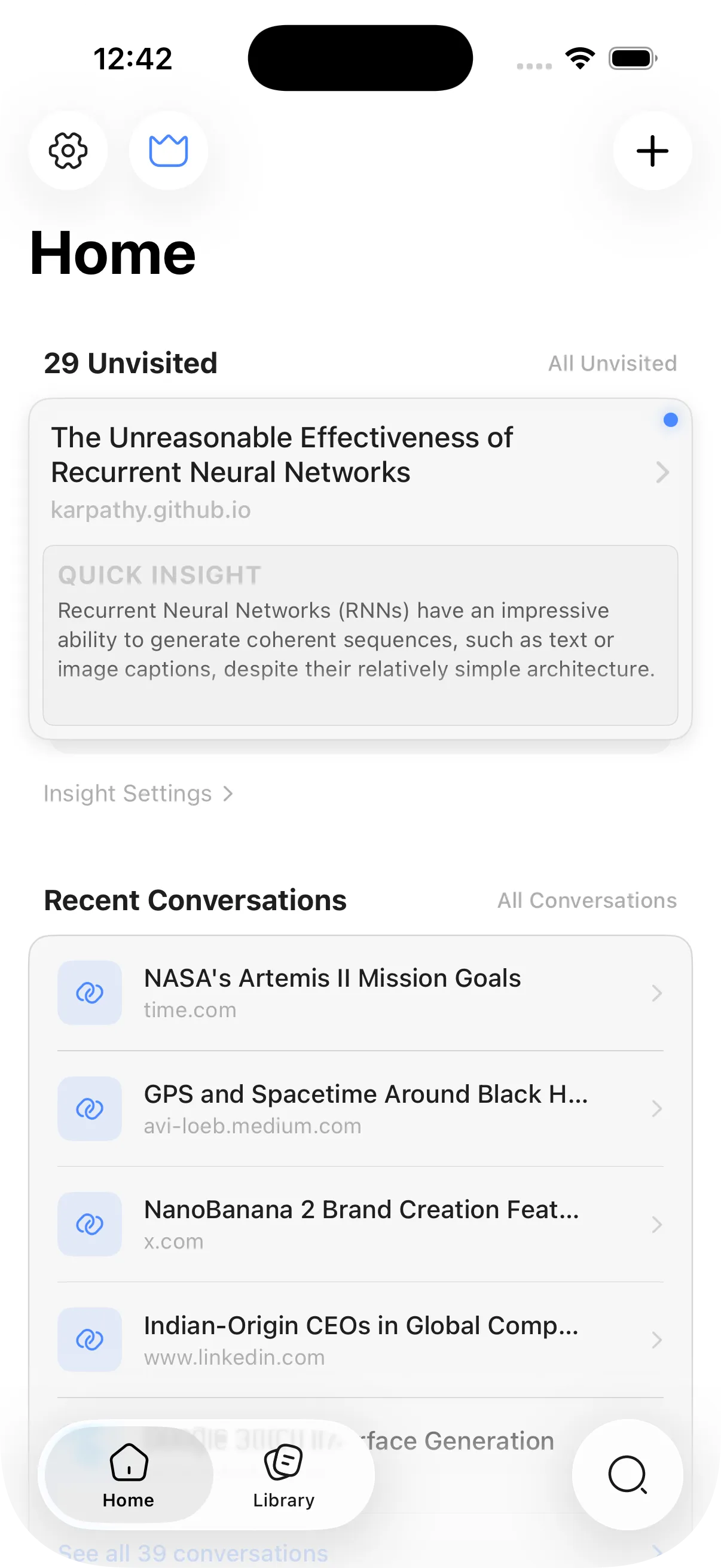 Linkwise AI Chat View